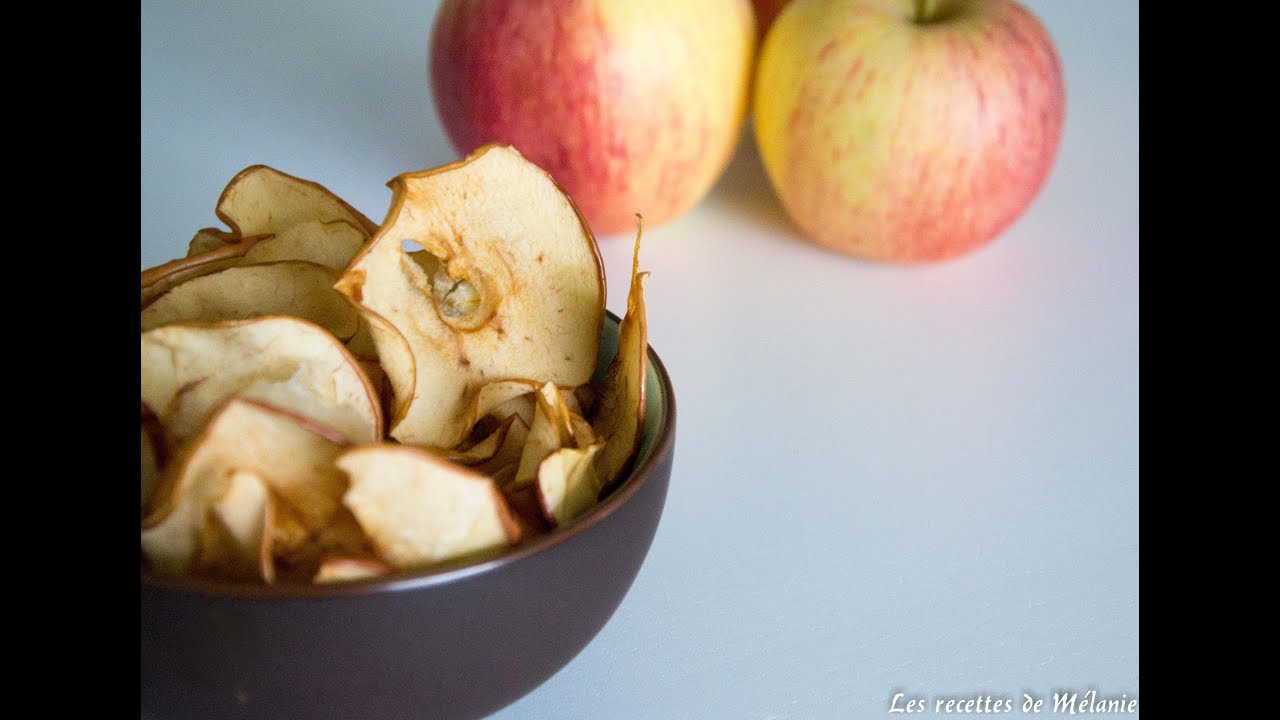 Encas sain et simple: Chips de pomme