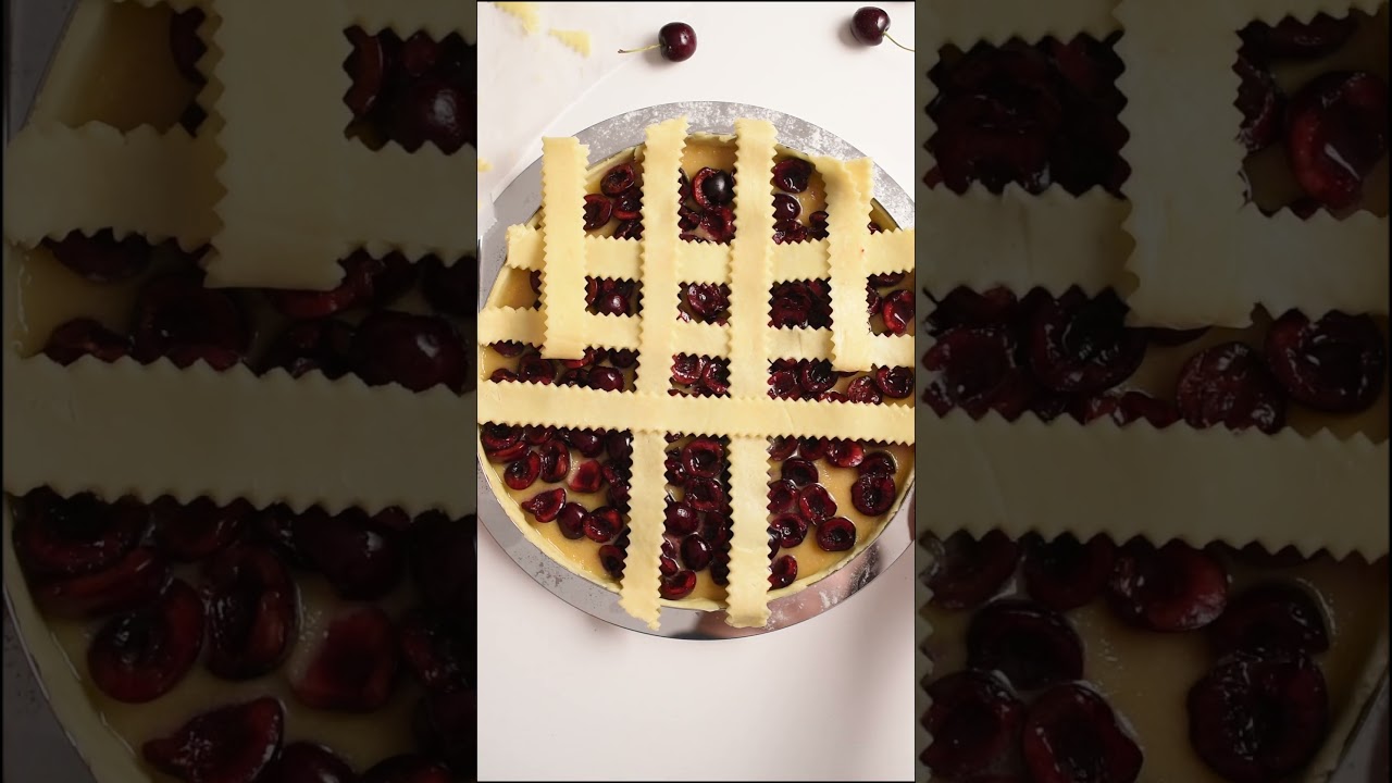Comment réaliser un quadrillage sur une tarte ?