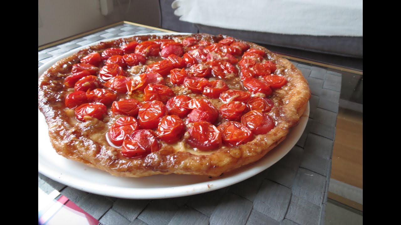 Recette plaisir: tarte tatin de tomates cerises