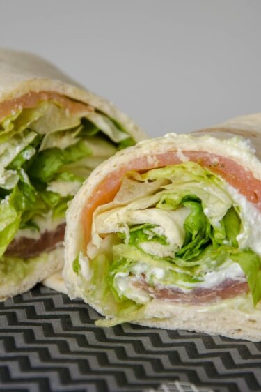 Wrap saumon chèvre