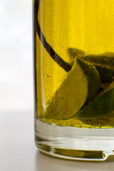 Huile d'olive parfumée à la vanille et au citron vert