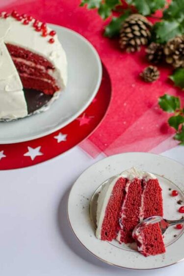 Red Velvet Cake - Dessert de Noël