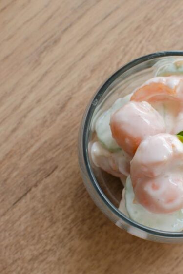Verrines de melon et concombre