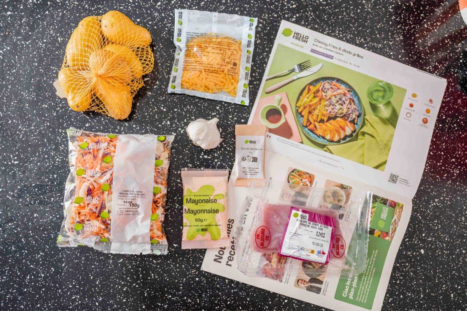 J’ai testé HelloFresh et ses recettes livrées directement à la maison.